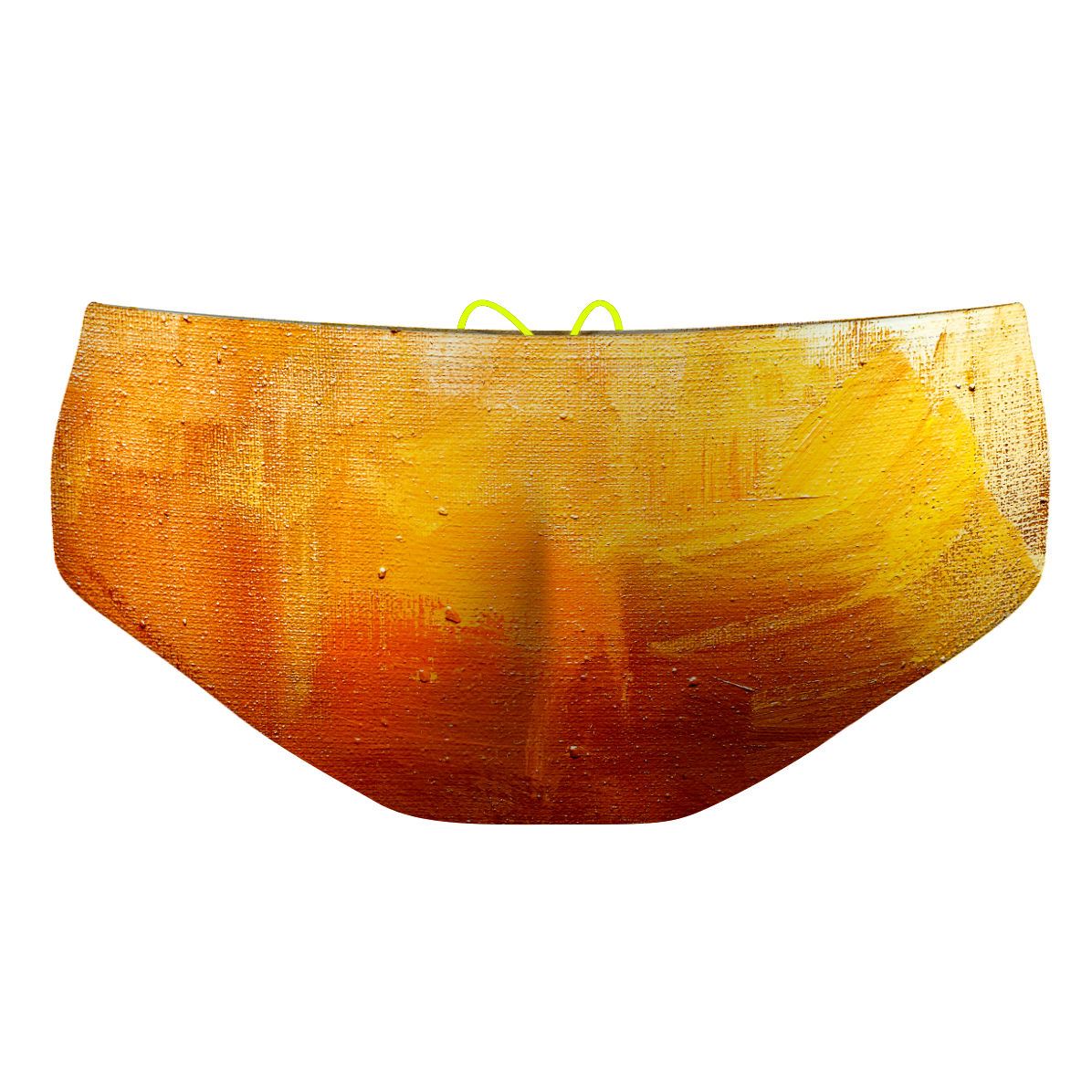 Yellow Brush Strokes - Classic Brief Swimsuit