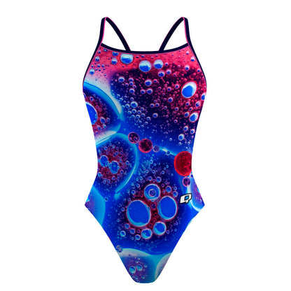Love Bubbles - Sunback Tank Swimsuit