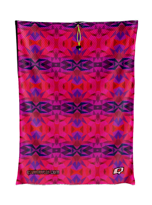 Kaleido Red Mesh Bag