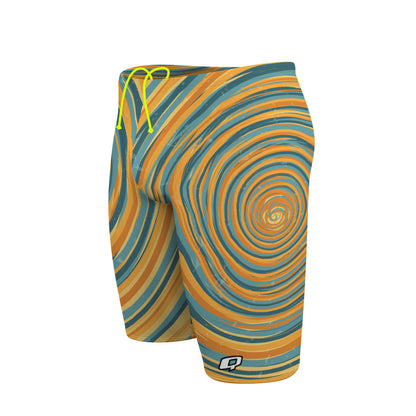 Blue and Yellow Sunset - Jammer Swimsuit