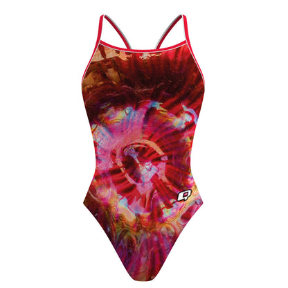 Spring Ripple - Skinny Strap Swimsuit