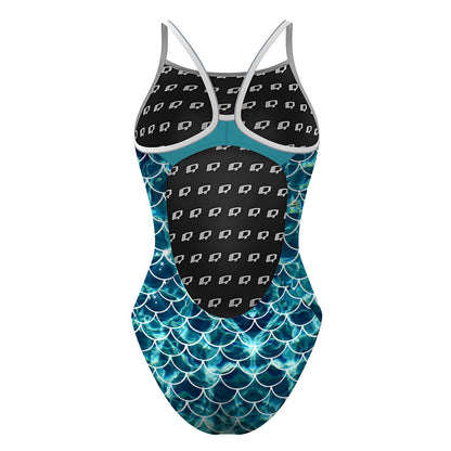 Scales - Skinny Strap Swimsuit
