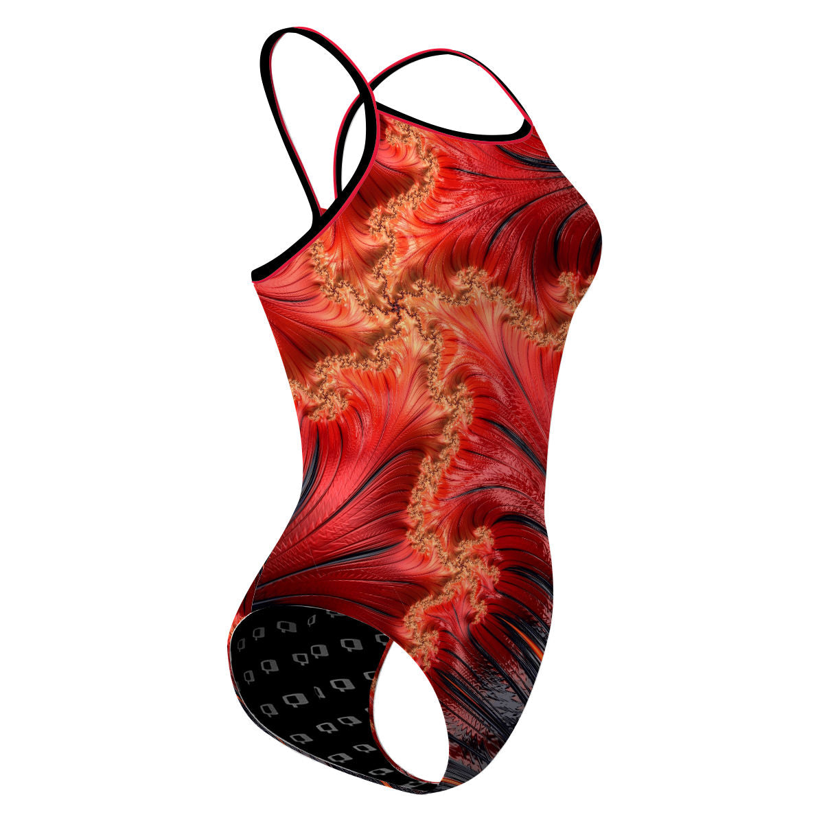 Fiery Fractals - Skinny Strap