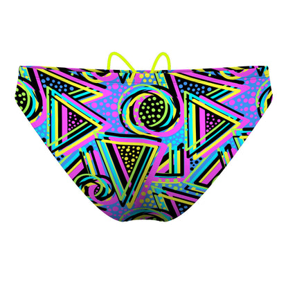 Purple 80s - Waterpolo Brief Swimsuit