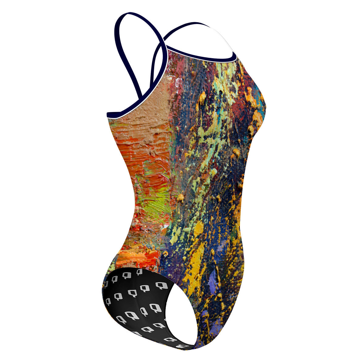 Paint Splatter - Sunback Tank Swimsuit