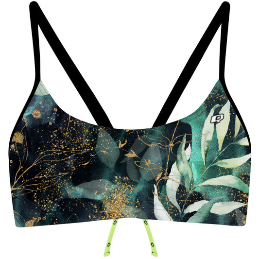 Gold Branch - Bandeau Bikini Top