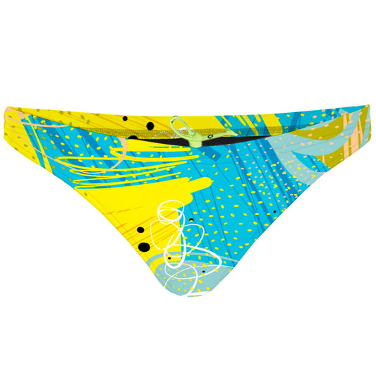 Deep Spring Tieback Bikini Bottom