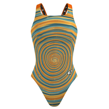Blue and Yellow Sunset - Classic Strap Swimsuit