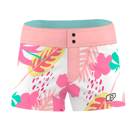 Pink Summertime Women Board Shorts