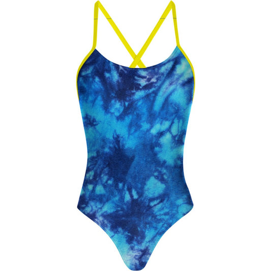 Tie Dye Blue - Tieback One Piece