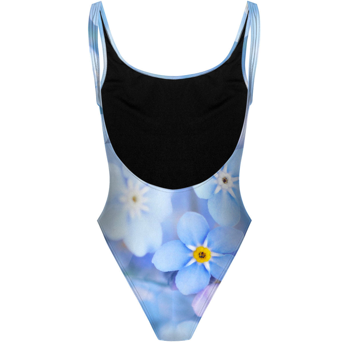 Blue Spring - High Hip One Piece Swimsuit