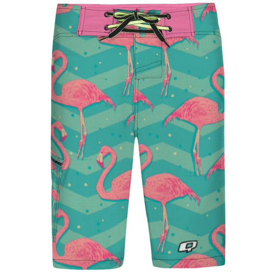 Flock of flamingos Board Shorts