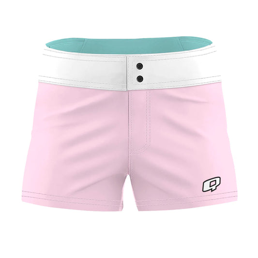 Light Pink Simple Design - Women Board Shorts