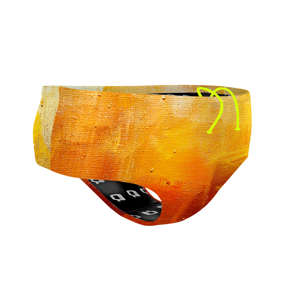 Yellow Brush Strokes - Classic Brief Swimsuit