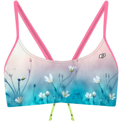 Delicate Flowers - Bandeau Bikini Top