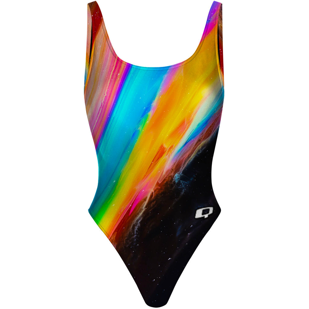 Unicorn Love - High Hip One Piece Swimsuit