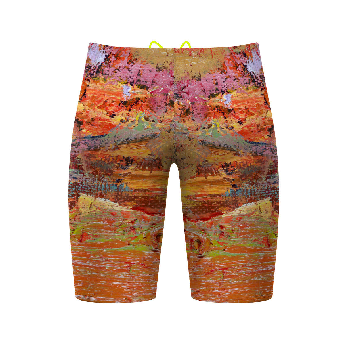 Orange Oil On Canvas - Jammer Swimsuit