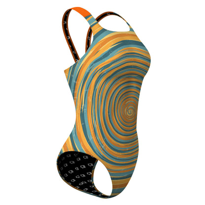 Blue and Yellow Sunset - Classic Strap Swimsuit
