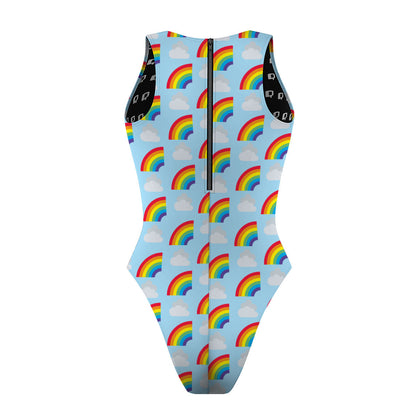Head In The Clouds - Women Waterpolo Swimsuit Cheeky Cut
