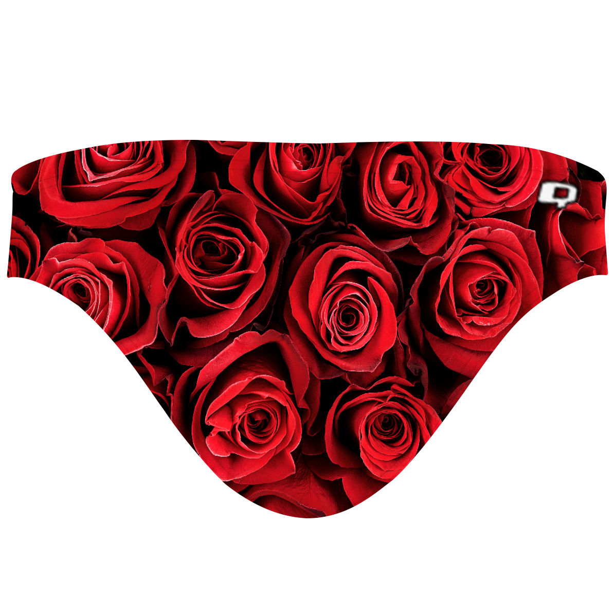 Red Roses - Bandeau Bikini Bottom