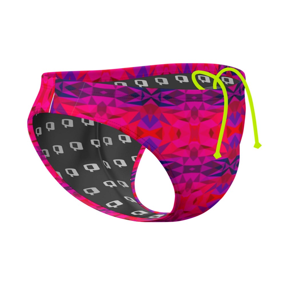 Kaleido Red Waterpolo Brief