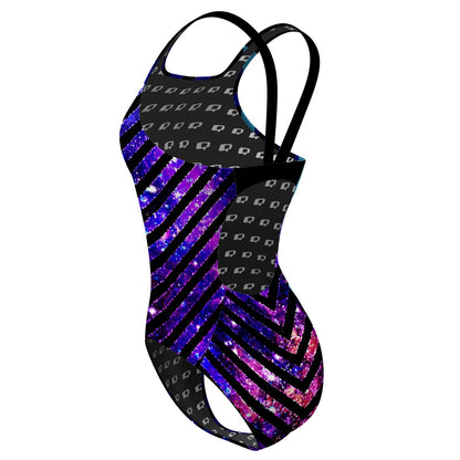 Into the Galaxy Classic Strap Swimsuit
