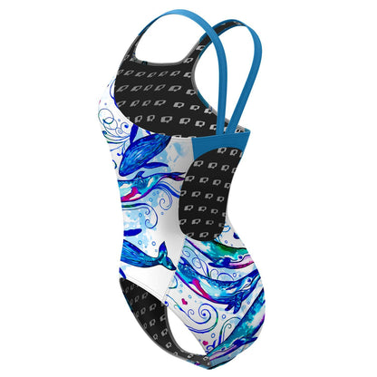 Just Keep Swimming Classic Strap Swimsuit