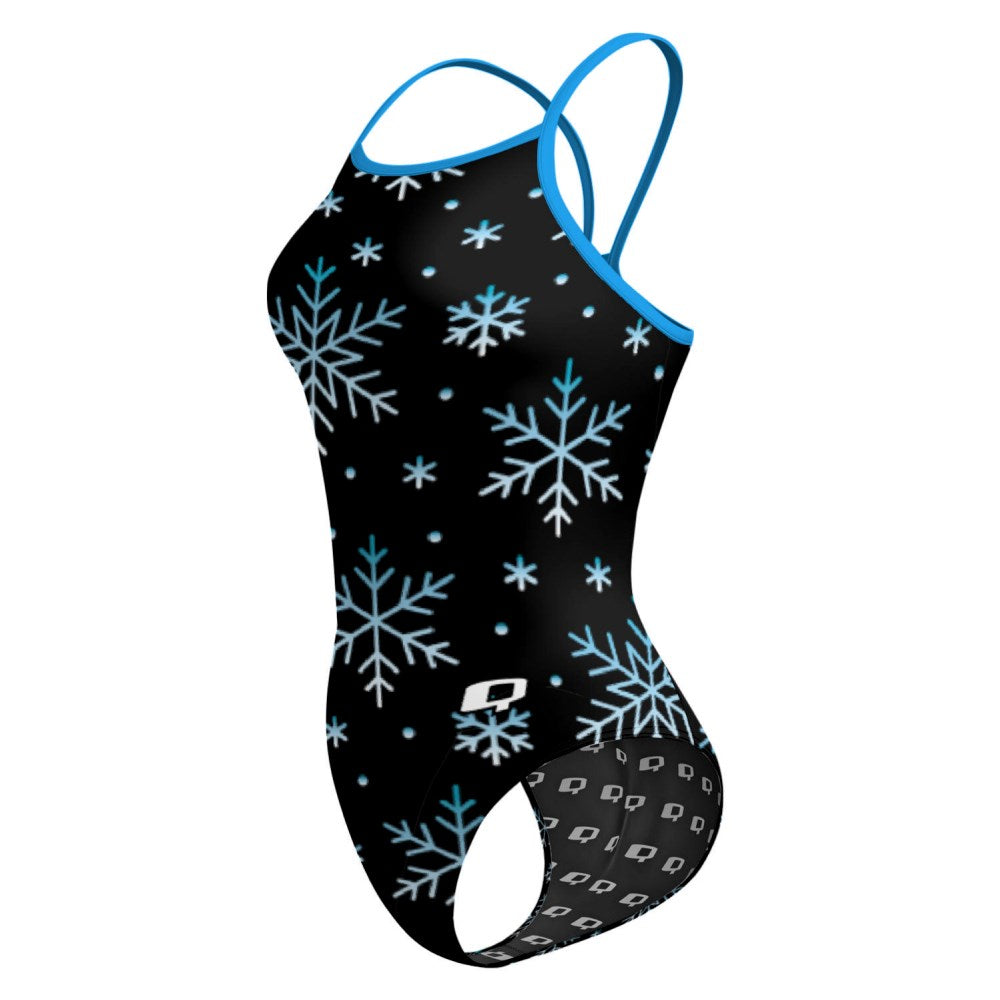 Snow flakes skinny strap