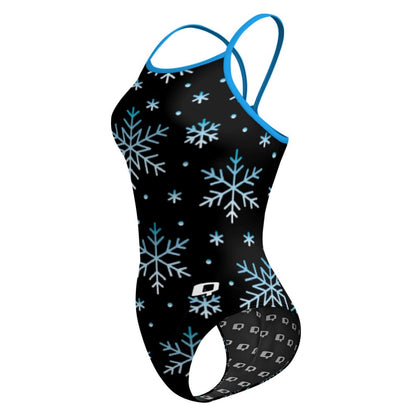 Snow flakes skinny strap