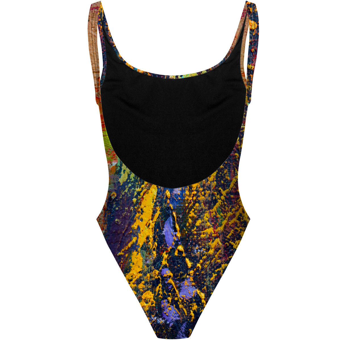 Paint Splatter - High Hip One Piece Swimsuit