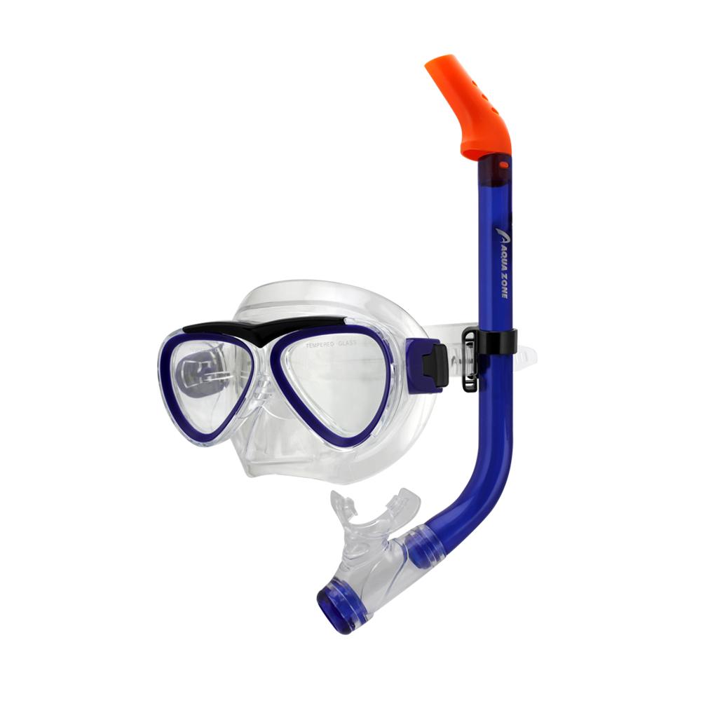 Combo visor y snorkel para niño Snorkel - aquazonemx.myshopify.com