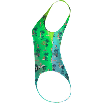 Mahalo - High Hip One Piece Swimsuit