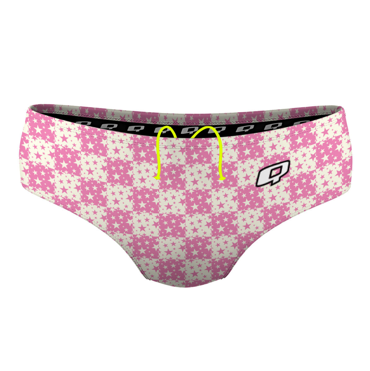 Pink Plaid Stars - Classic Brief Swimsuit