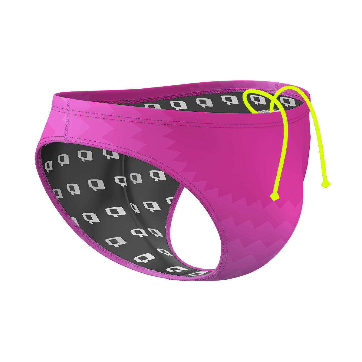 Pink Waves - Waterpolo Brief Swimsuit