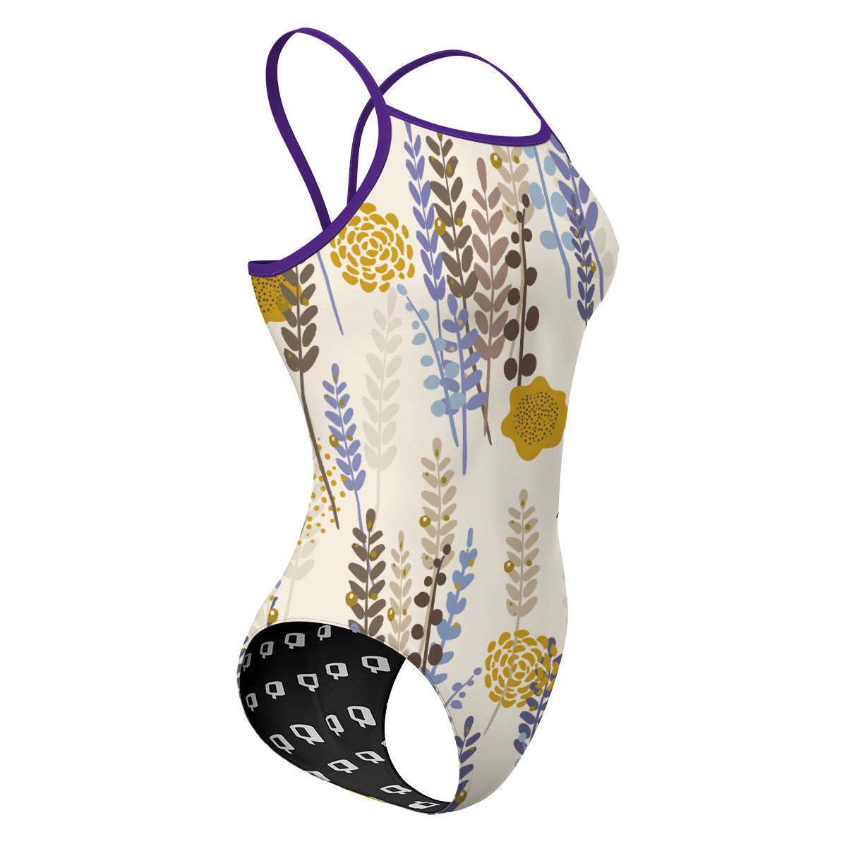 Lavender - Sunback Tank Swimsuit