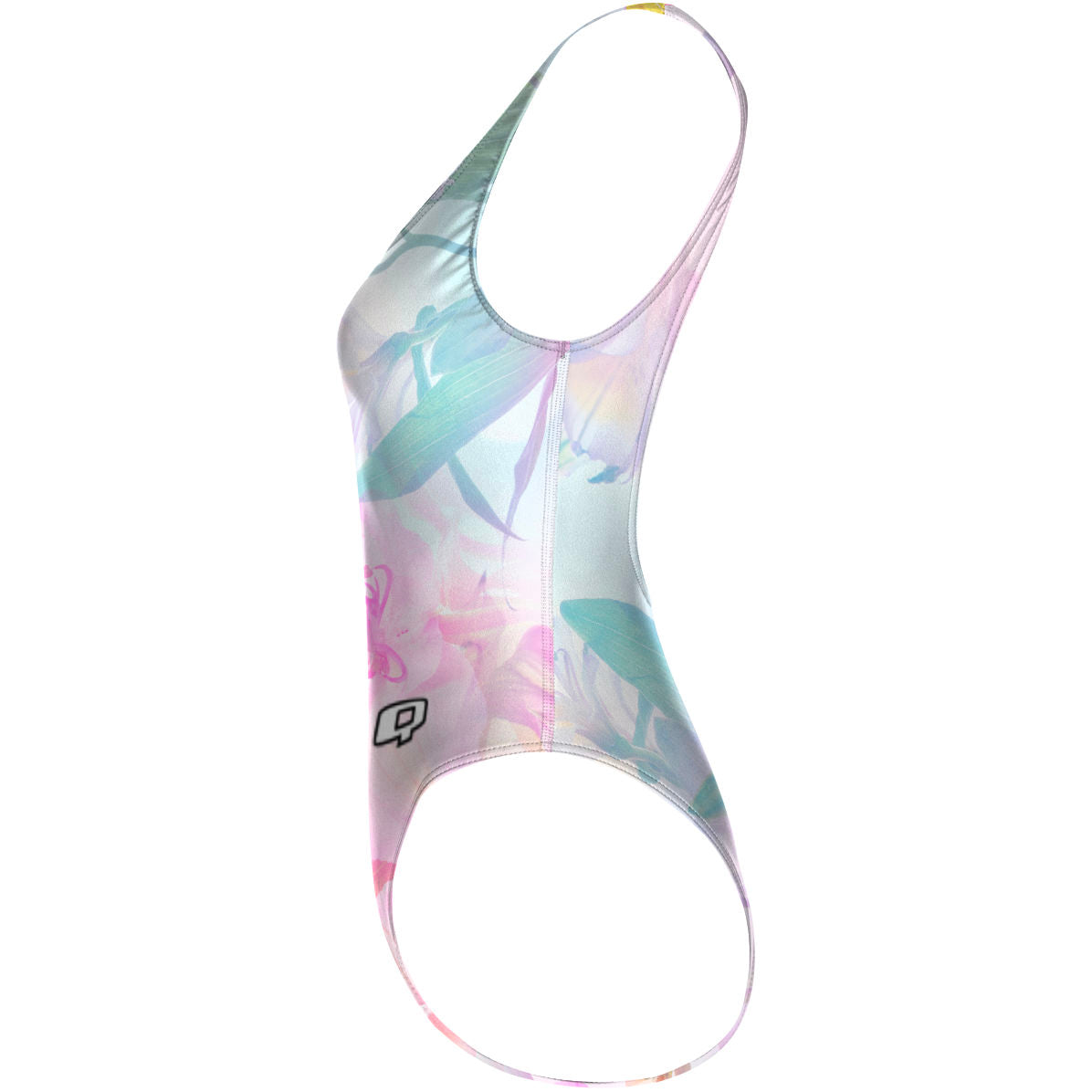 Dreamy Petals - High Hip One Piece Swimsuit