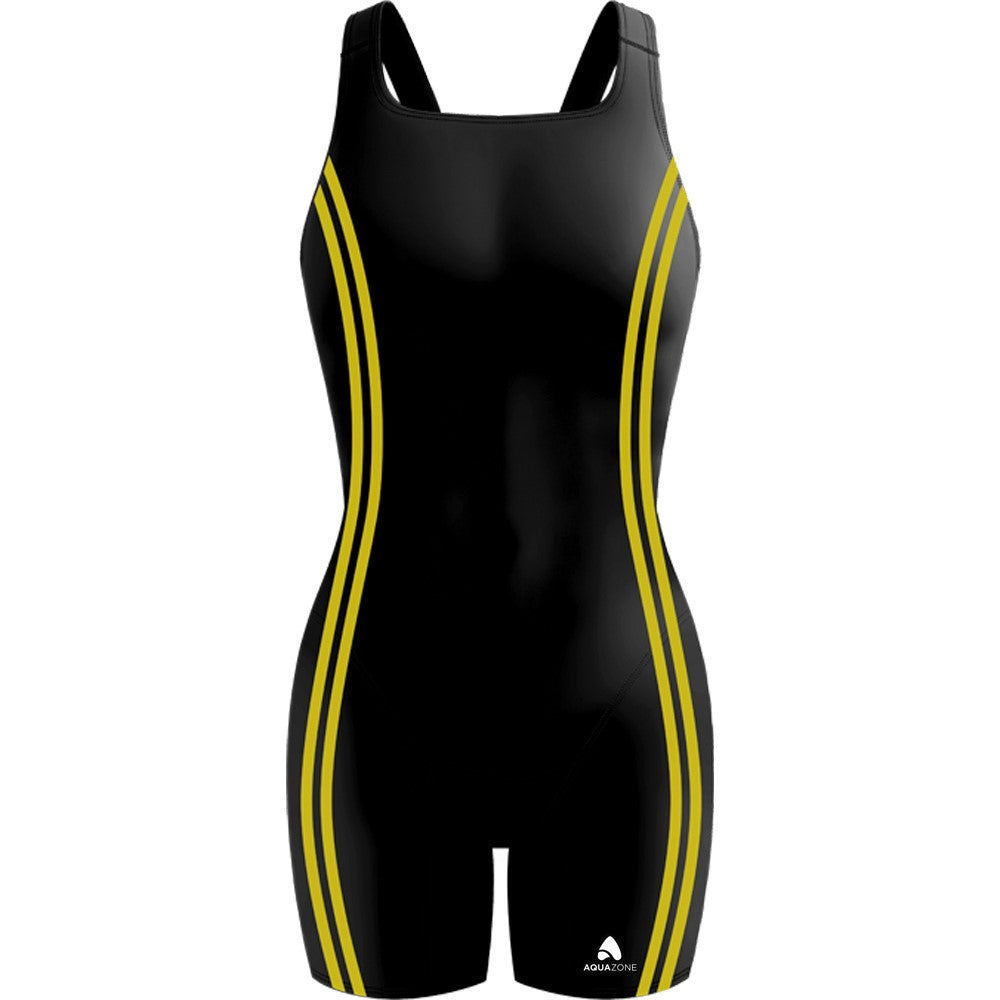 Jammer Dama Side Binding Negro / Amarillo Aquazone