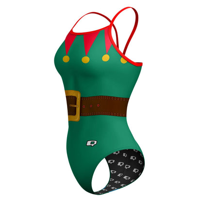 Santa's Helper - Sunback Tank Swimsuit