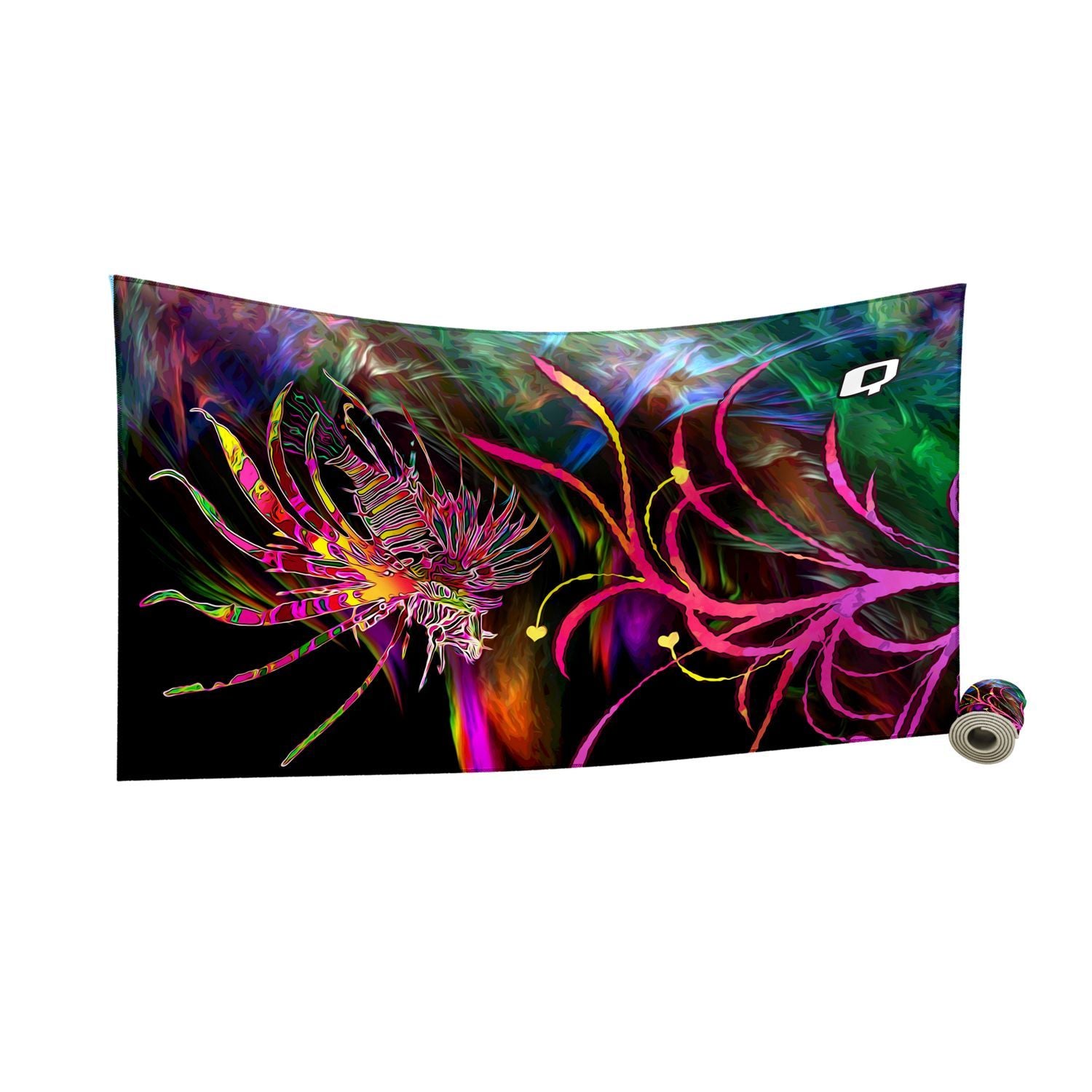 Lionfish in Technicolor Quick Dry Towel