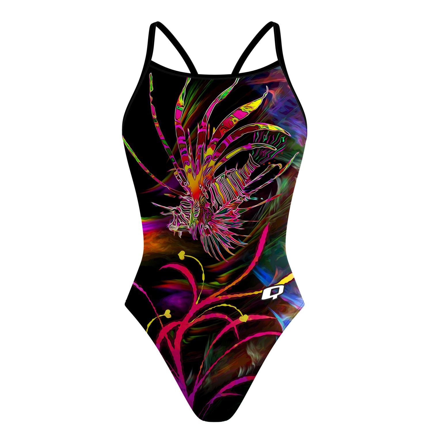 Lionfish in Technicolor Skinny Strap