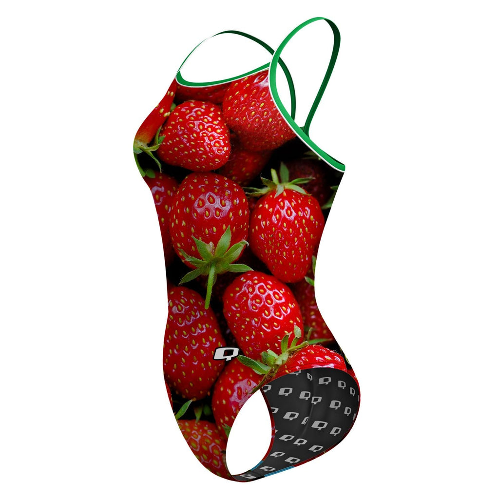 Strawberry Skinny Strap Swimsuit