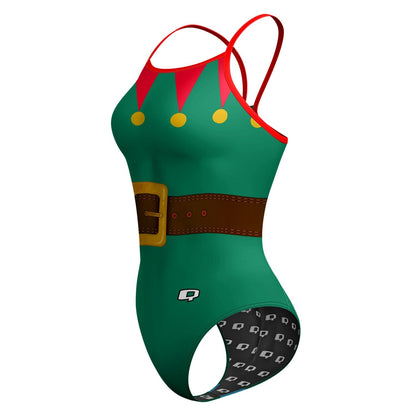 Santa's Helper Skinny Strap Swimsuit